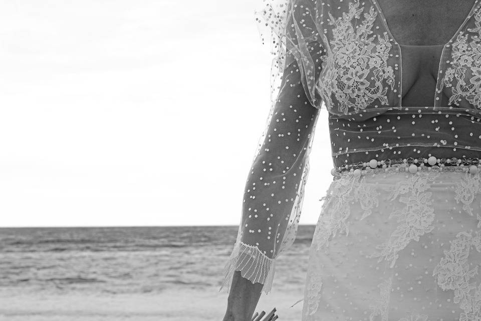 Séance photo mariée plage