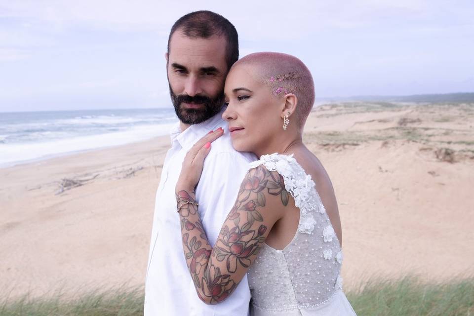 Séance couple plage