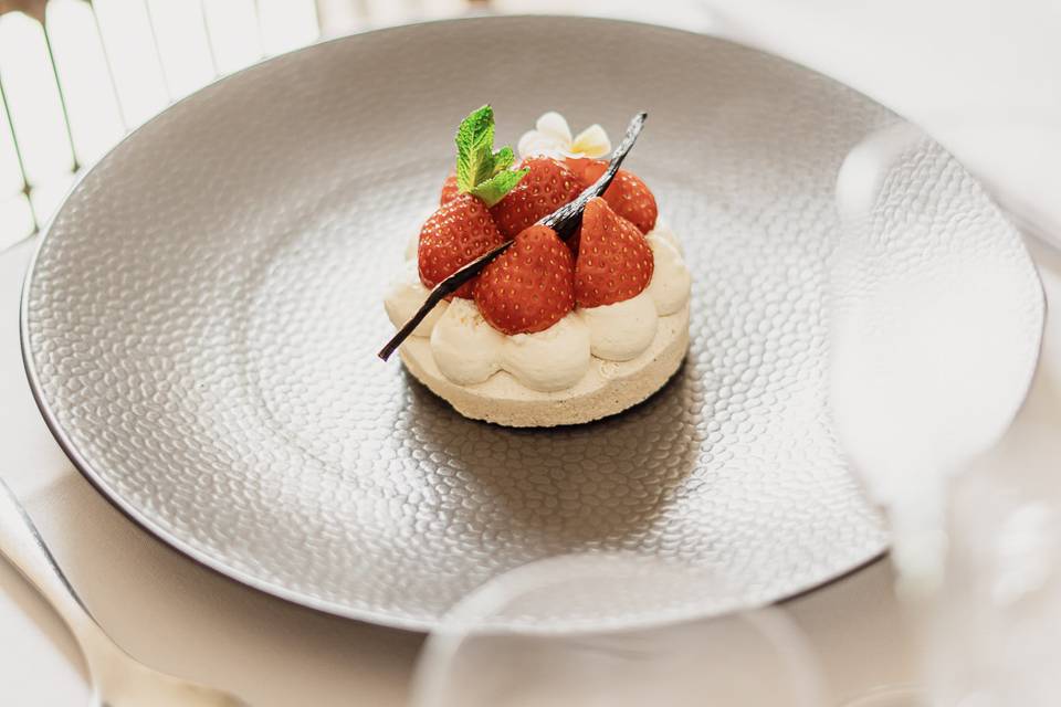 Dessert à l'assiette