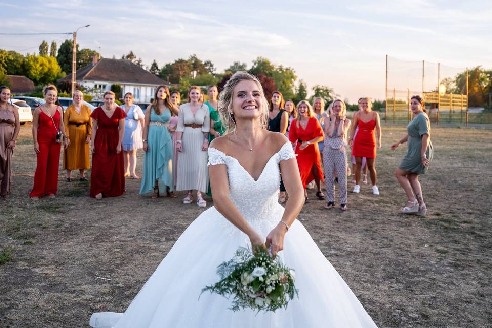 Lancé de bouquet