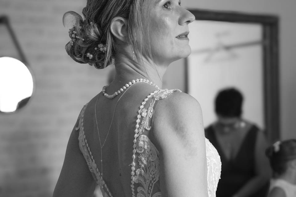 Préparatifs de la mariée