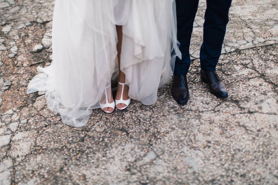 Séance couple mariage rock