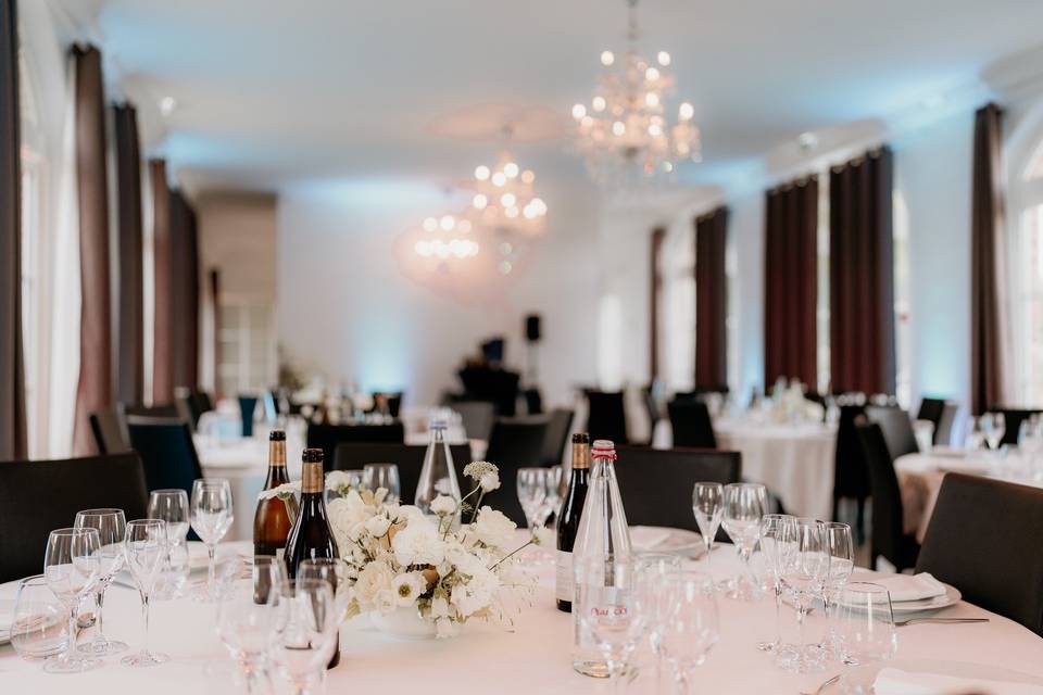 Salle décorée