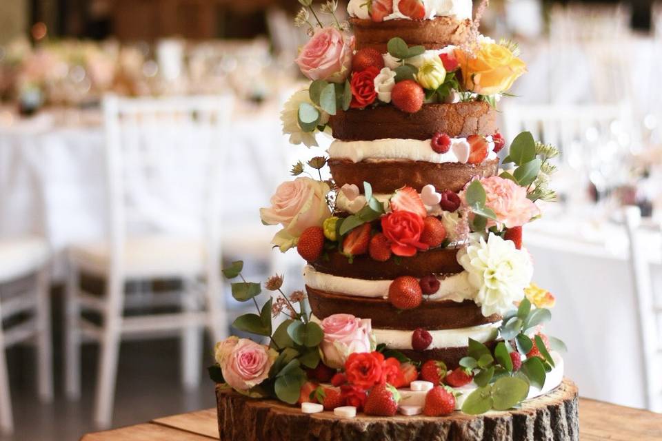 Naked cake