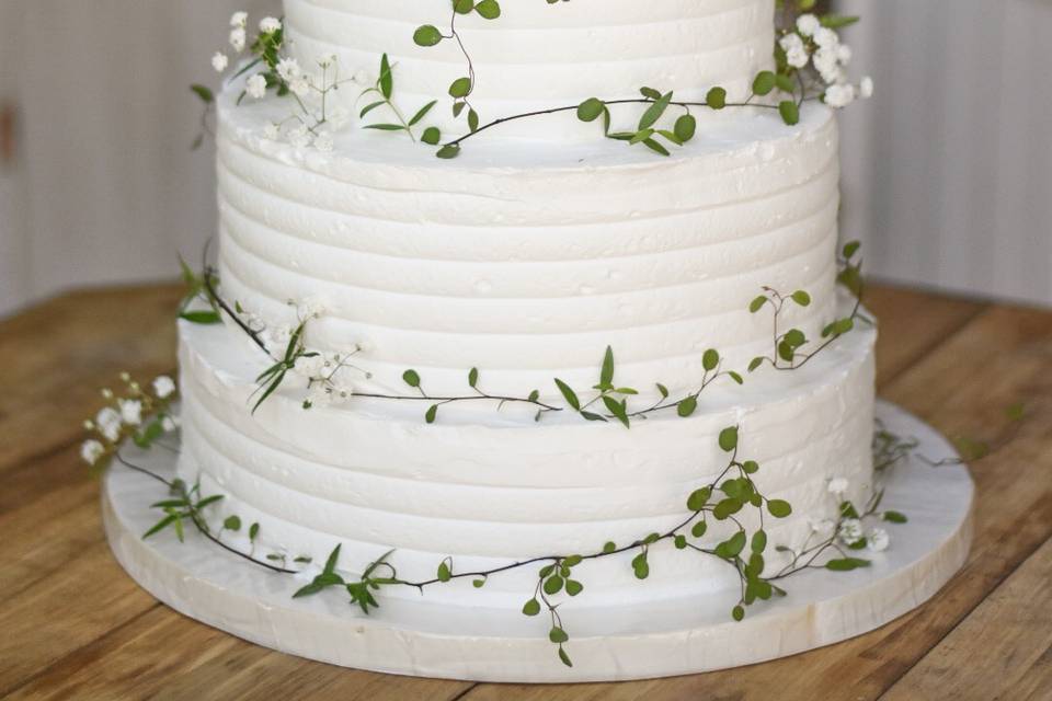 Greenery cake