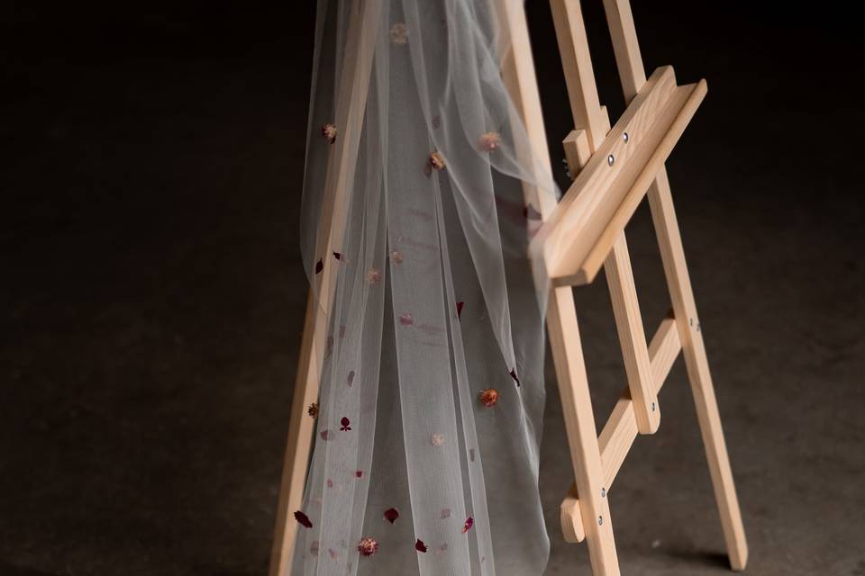 Voile fleurie