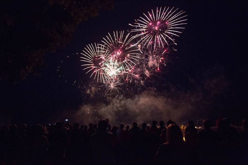 Plein ciel pyrotechnie