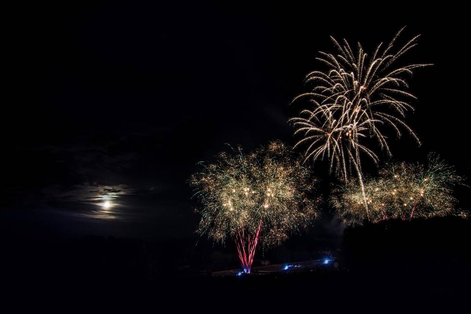 Plein ciel pyrotechnie