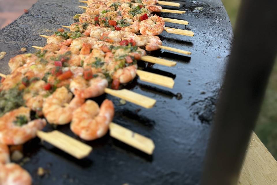 Gambas tigrées