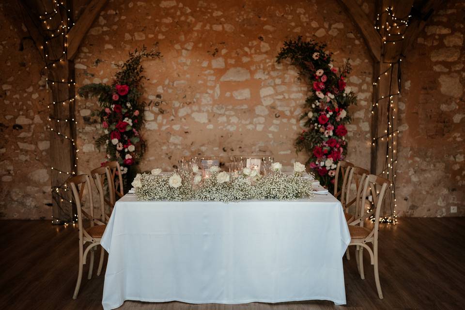 Table d'honneur