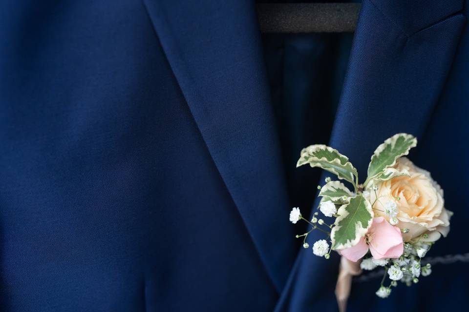 Boutonnière marié