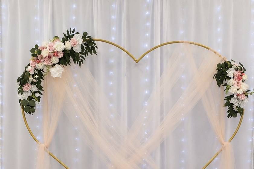 Arche coeur décorée