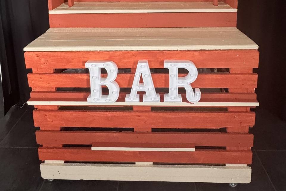 Bar en bois palettes