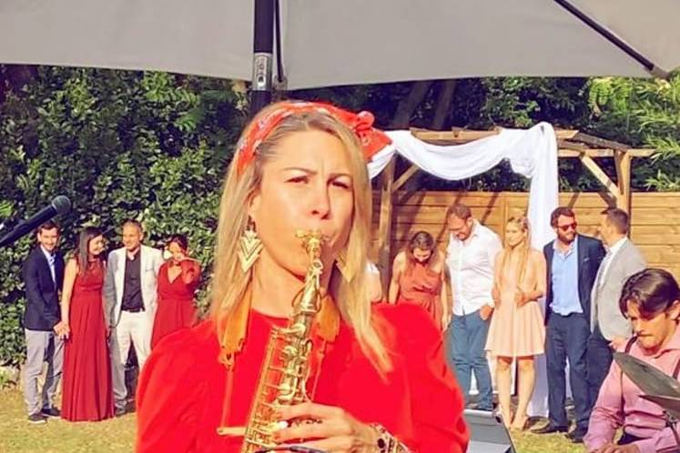 Saxophoniste mariage var