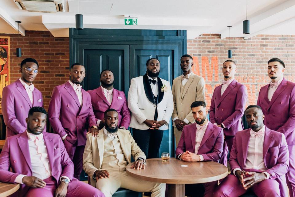 The Groom & His Groomsmen