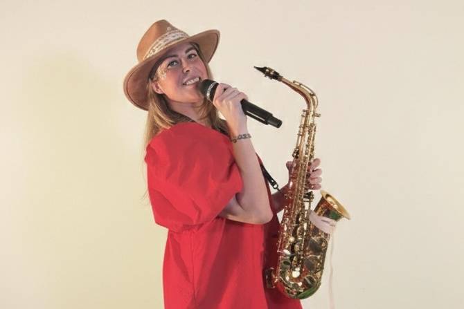 Saxophoniste var musiciens