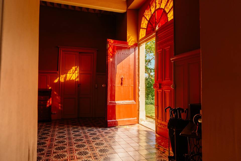 Intérieur du chateau