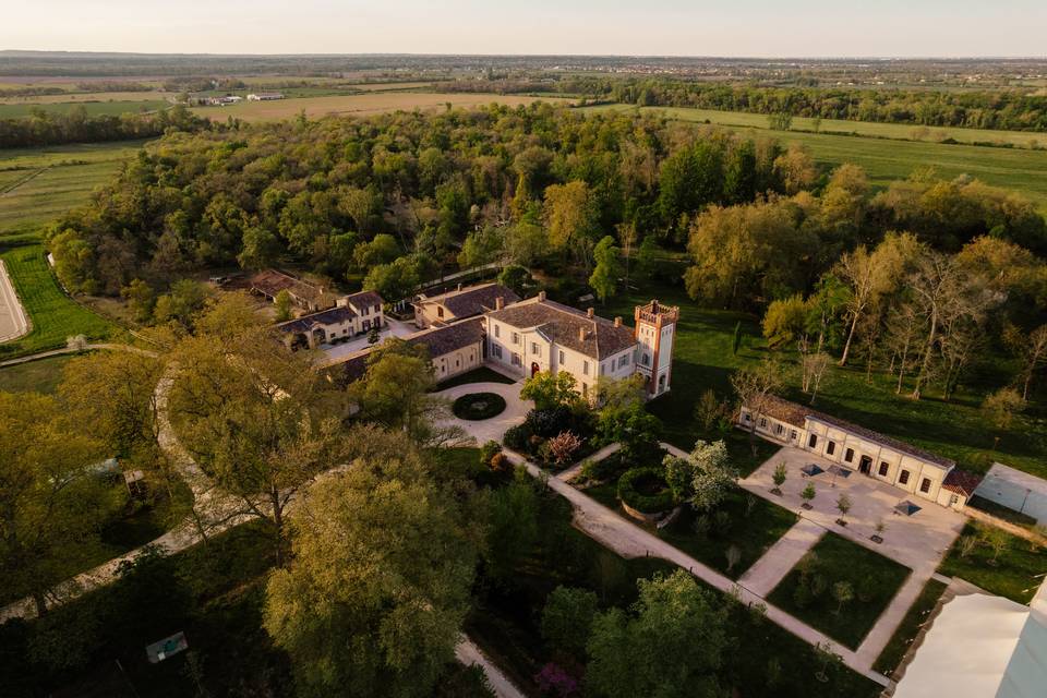 Domaine vue du ciel