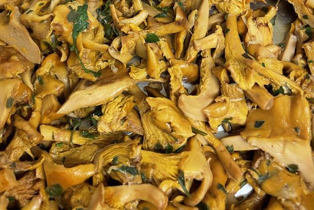 Girolles poelés