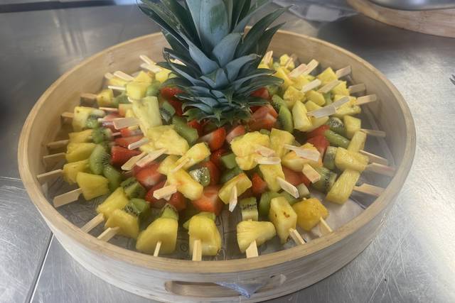 Brochettes de fruit frais pour