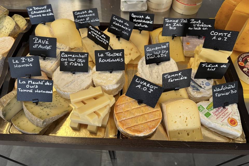 Plateaux de fromage