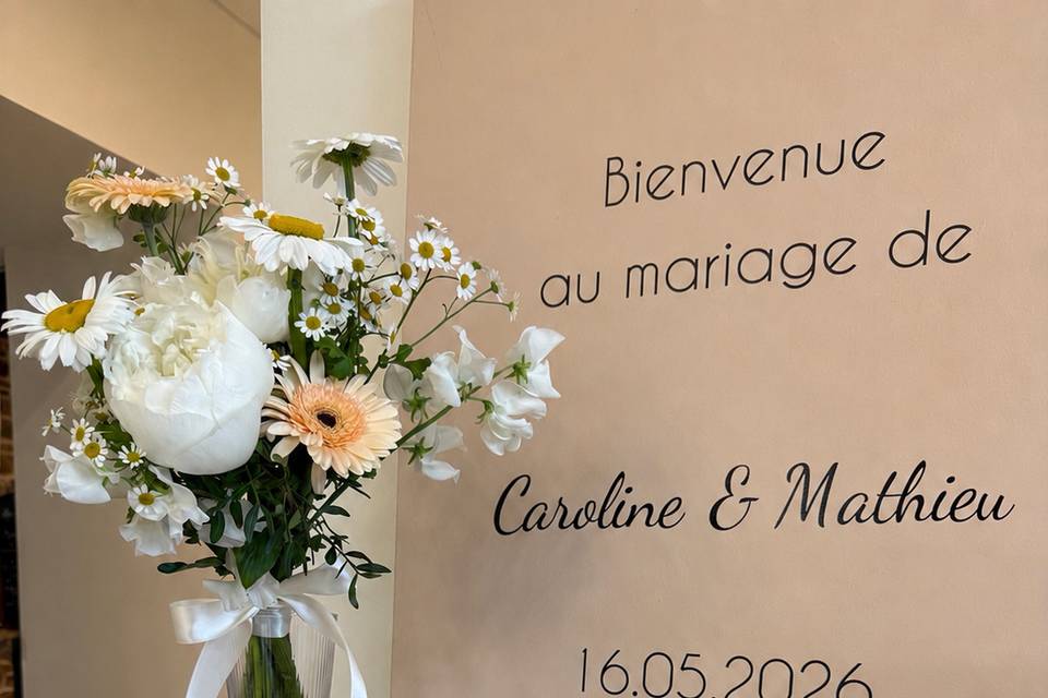 Panneau bienvenue