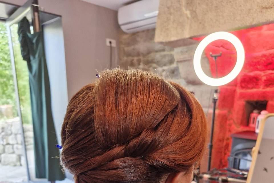 Le chignon sur cheveu afro