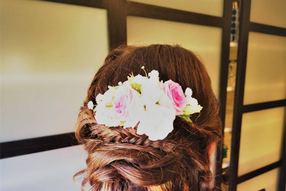 La mariée, et son chignon