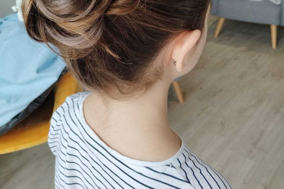 Chignon petite fille -12 ans