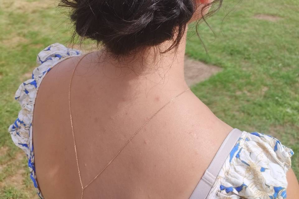 La mariée chignon bohème