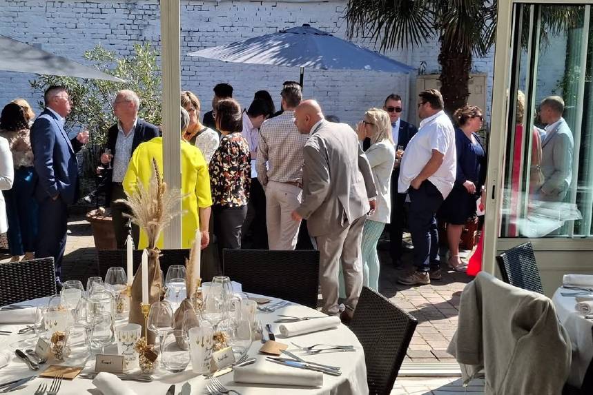 Vin d'honneur terrasse