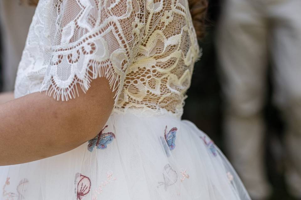 Robe enfant d'honneur
