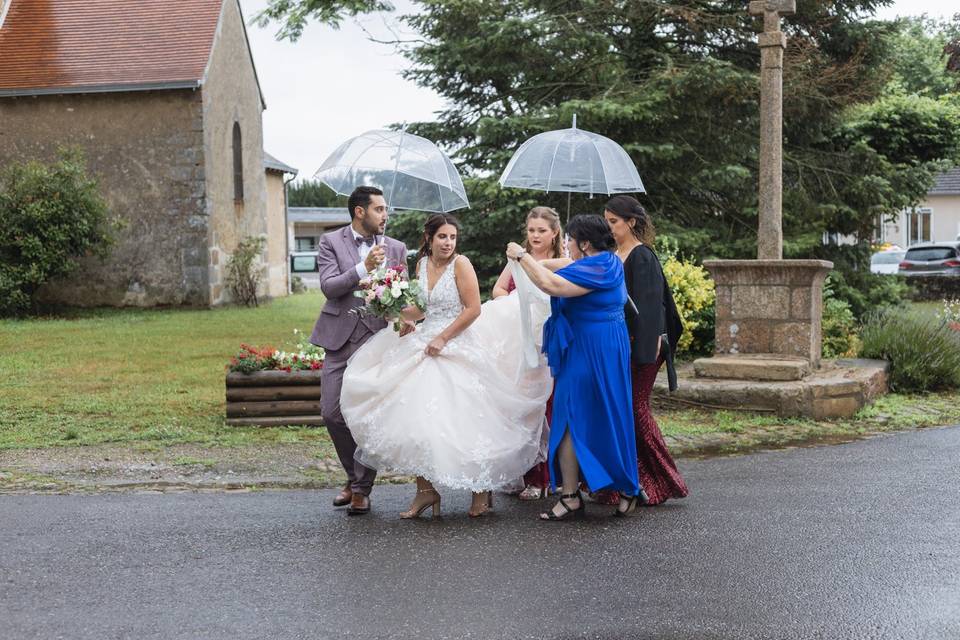Mariage pluvieux