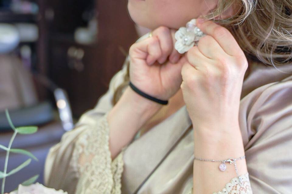 Préparation de la mariée