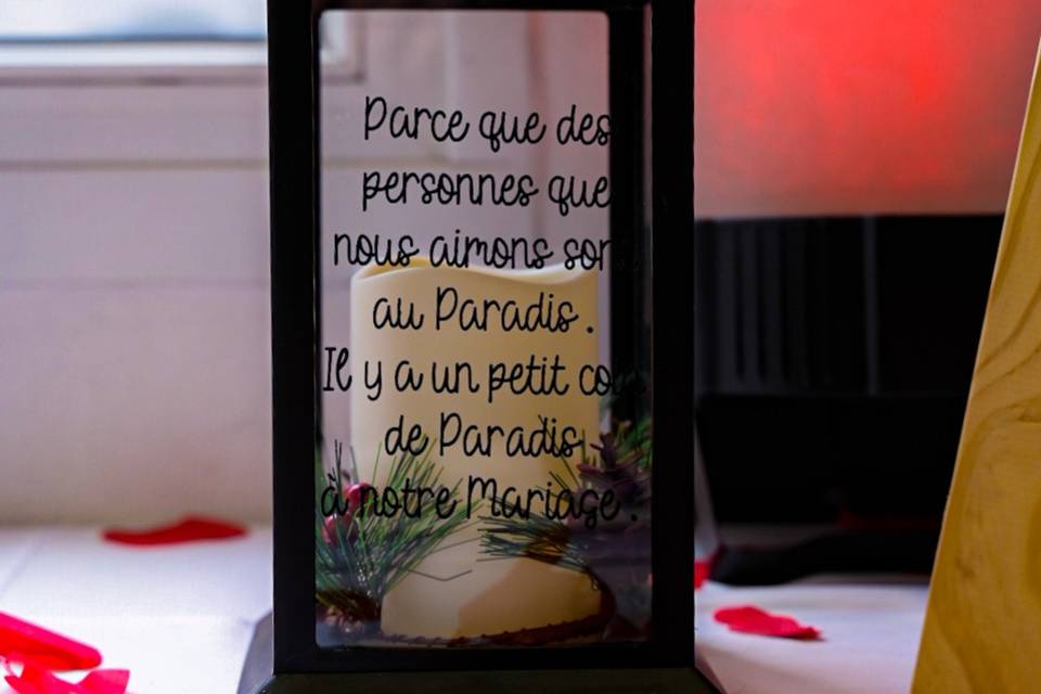 Pensée aux absents