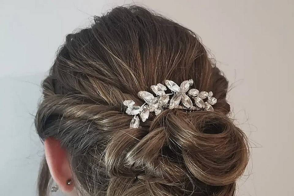 Chignon glamour