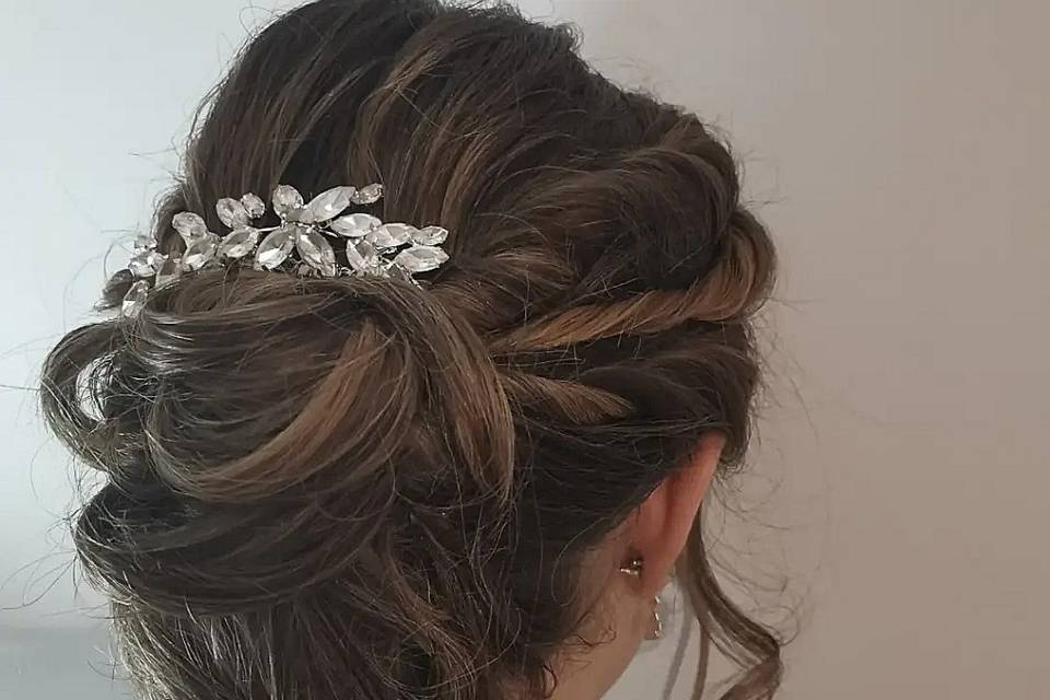 Chignon glamour