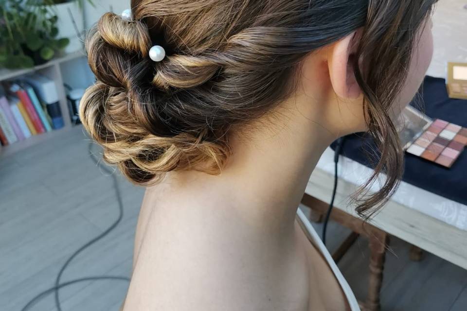 Chignon bal de fin d'année