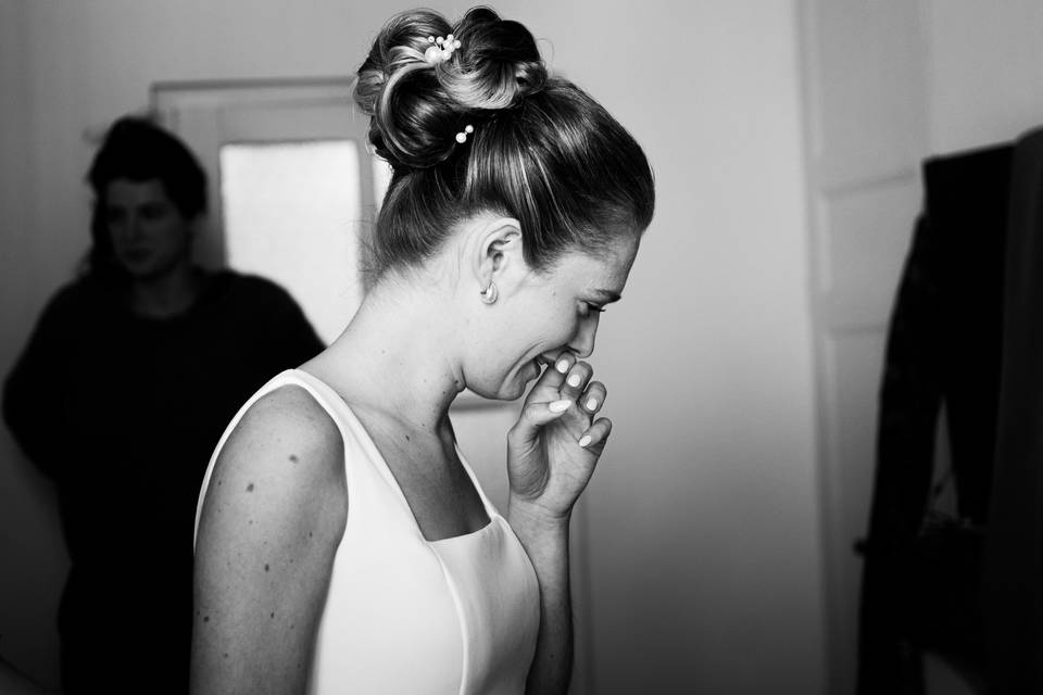 Chignon couture mariée