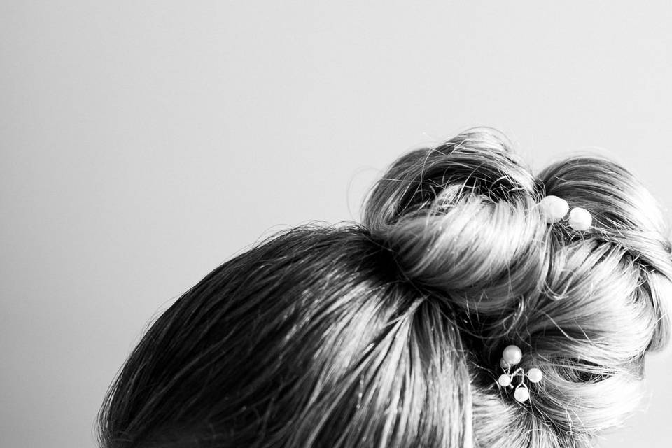 Chignon couture mariée