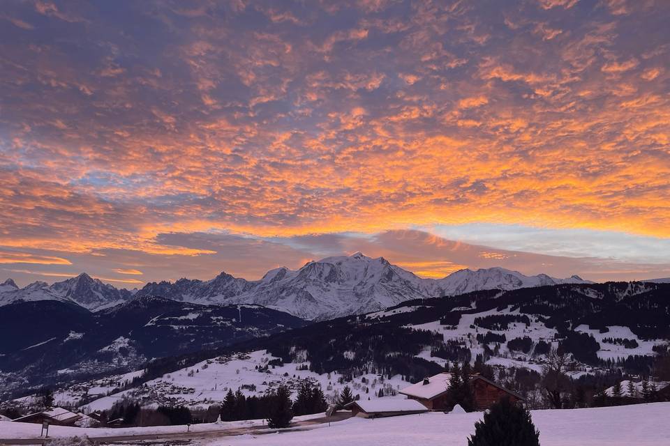 Vue du Mont Blanc