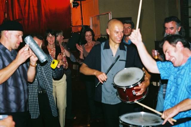 Percussions dans la salle