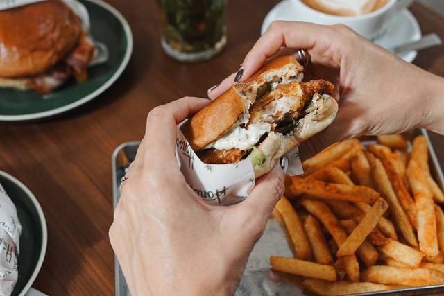 Chicken burger