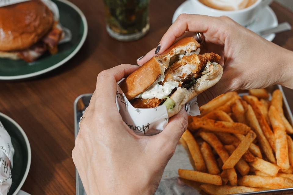 Chicken burger