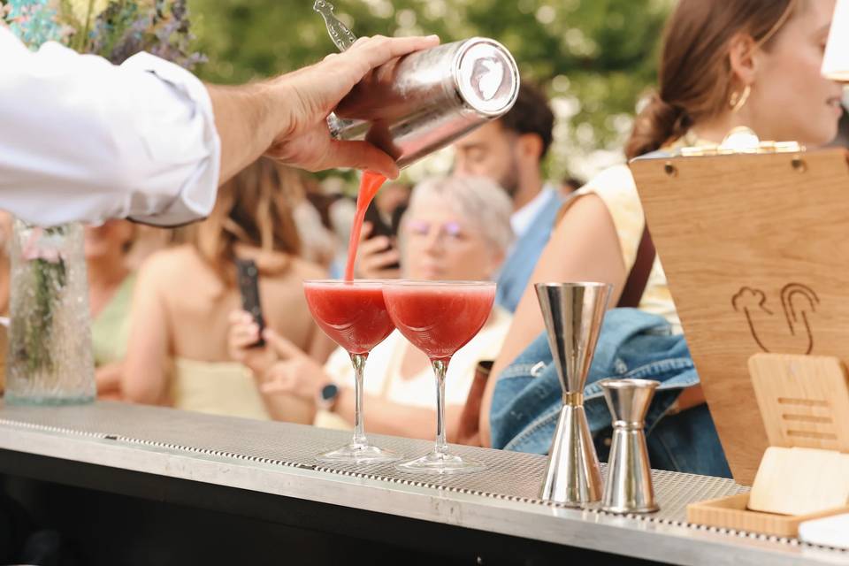 Mariage à Annecy : bar mobile