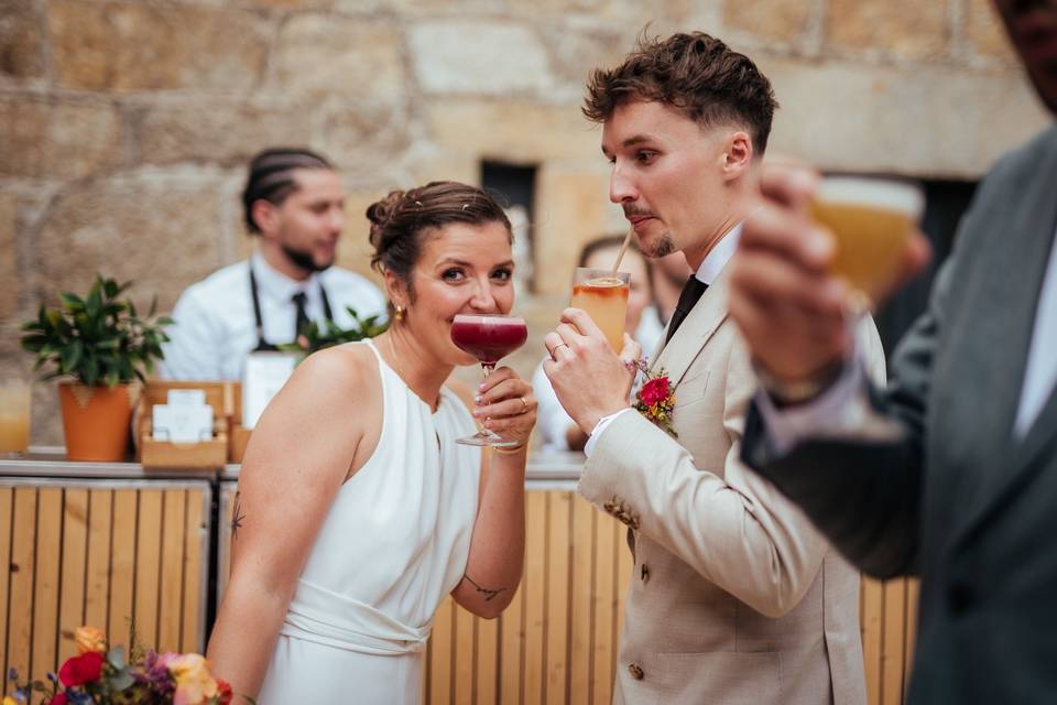 Vin d’honneur avec bar à cockt