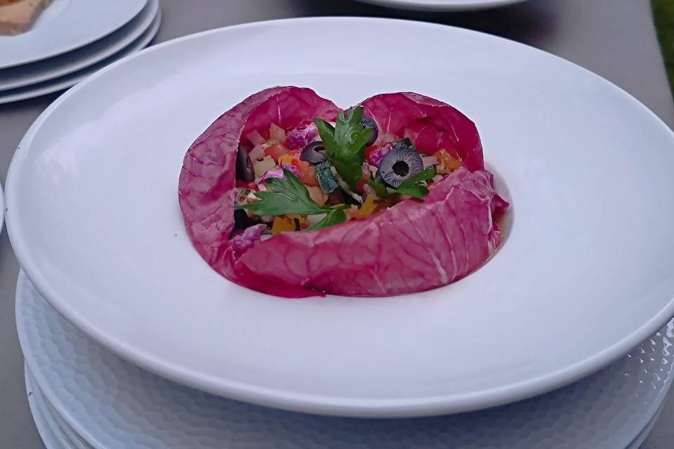 Tartare de légumes d'été