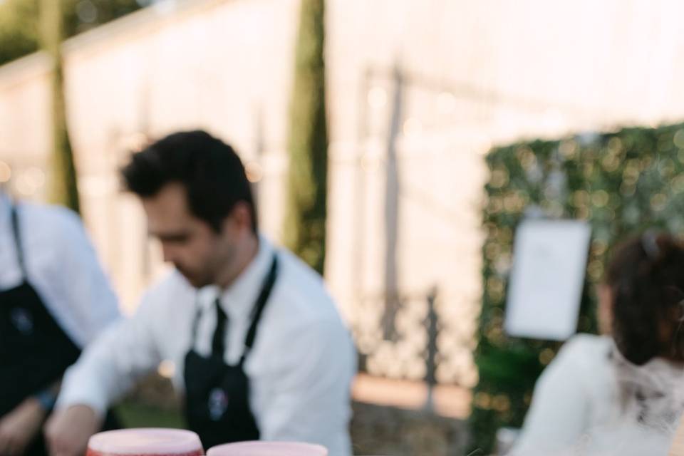 Soirée cocktail pour mariage à