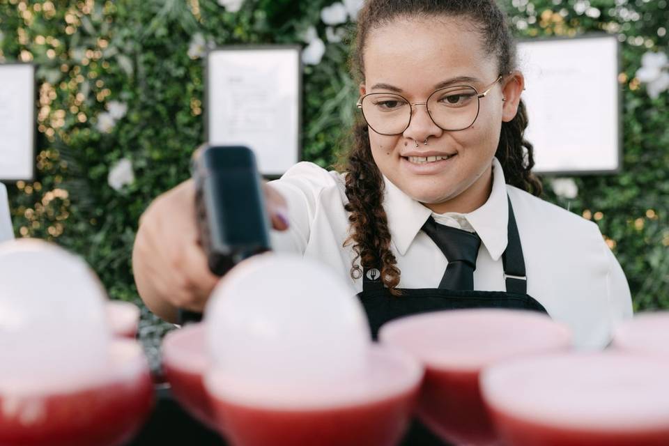 Soirée cocktail pour mariage à