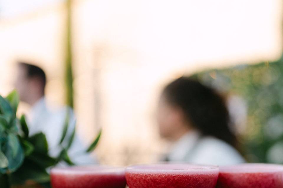 Soirée cocktail pour mariage à